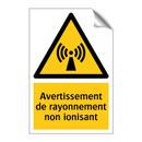 Avertissement de rayonnement non ionisant