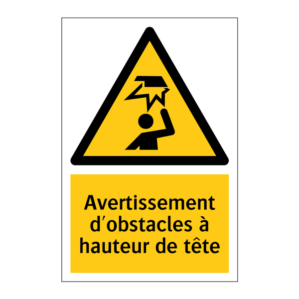 Avertissement d'obstacles à hauteur de tête