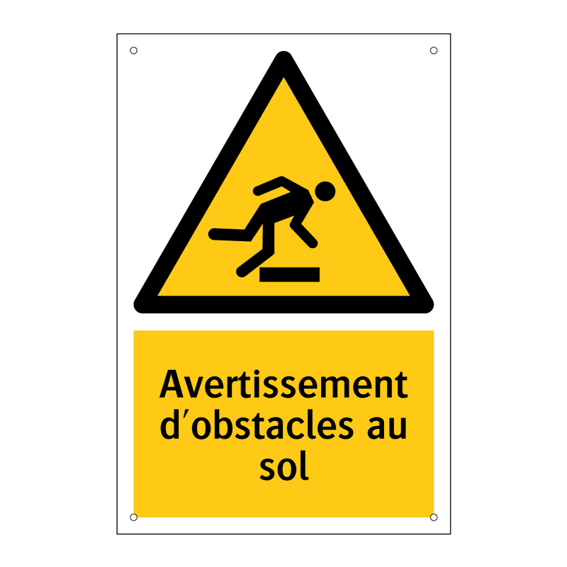 Avertissement d'obstacles au sol