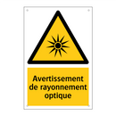 Avertissement de rayonnement optique
