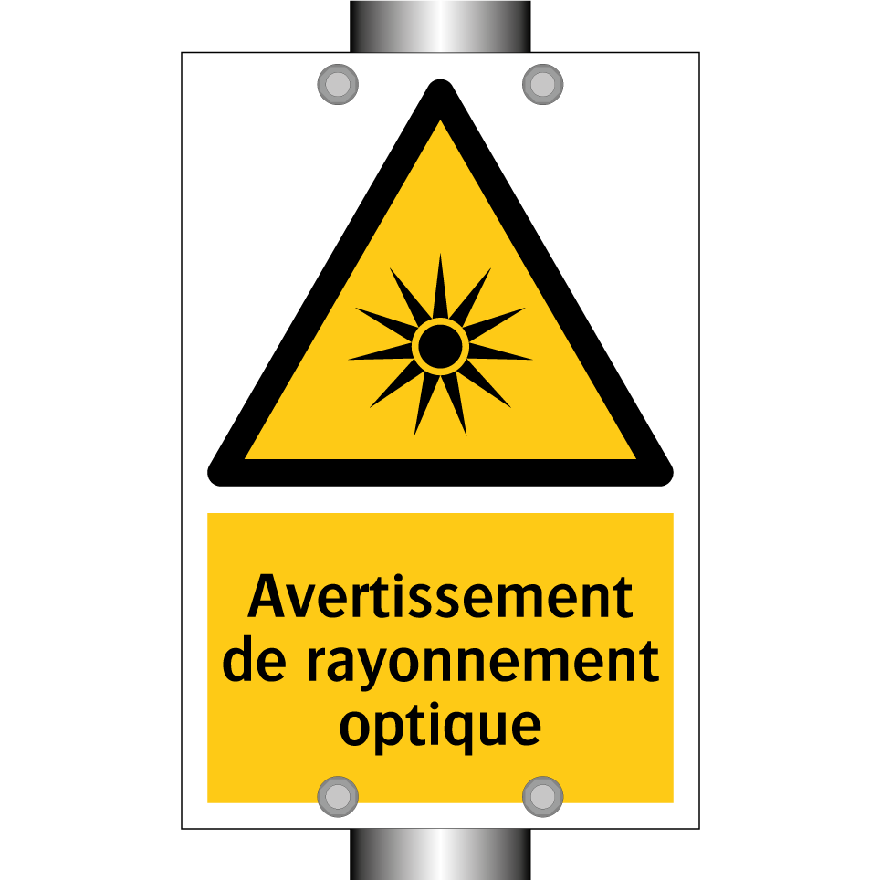 Avertissement de rayonnement optique