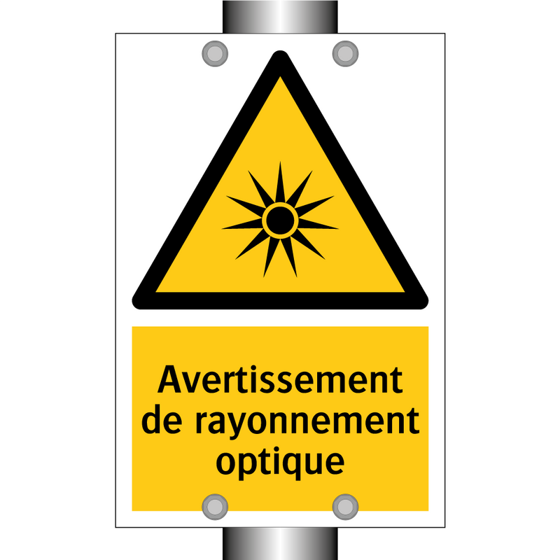 Avertissement de rayonnement optique