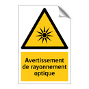Avertissement de rayonnement optique