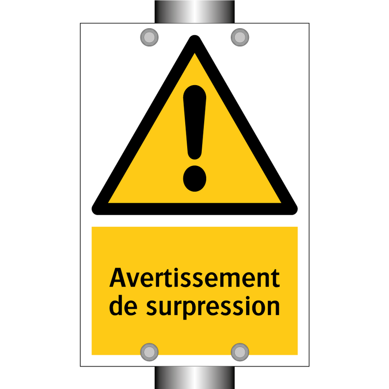 Avertissement de surpression
