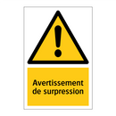 Avertissement de surpression