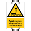 Avertissement de parachute ascensionnel