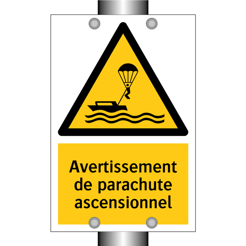 Avertissement de parachute ascensionnel