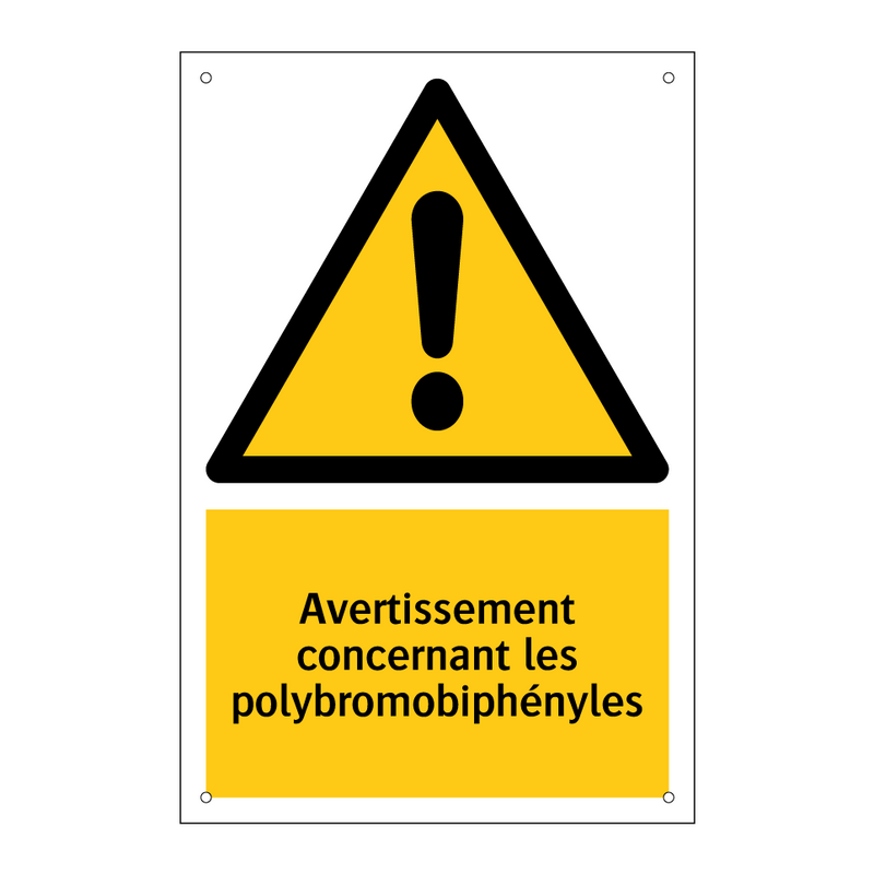 Avertissement concernant les polybromobiphényles