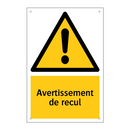 Avertissement de recul