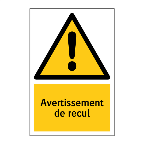 Avertissement de recul