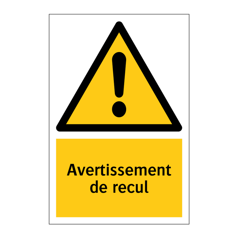 Avertissement de recul