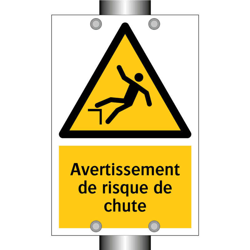 Avertissement de risque de chute