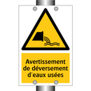Avertissement de déversement d'eaux usées