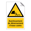 Avertissement de déversement d'eaux usées