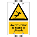Avertissement de risque de glissade
