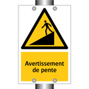 Avertissement de pente