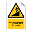 Avertissement de pente