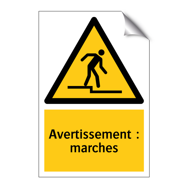 Avertissement : marches