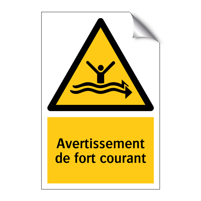 Avertissement de fort courant