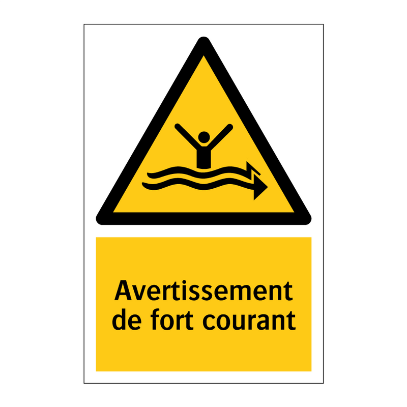Avertissement de fort courant