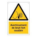 Avertissement de bruit fort soudain