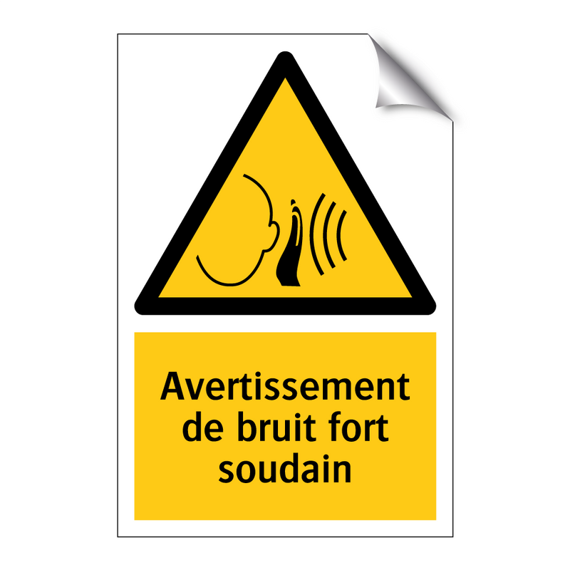 Avertissement de bruit fort soudain