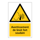Avertissement de bruit fort soudain