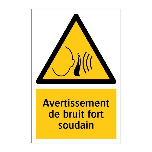 Avertissement de bruit fort soudain