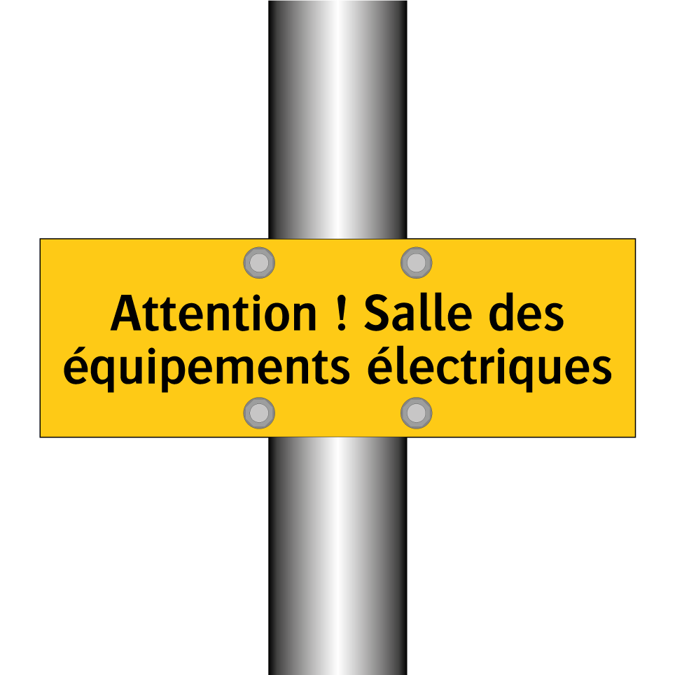 Attention ! Salle des équipements électriques