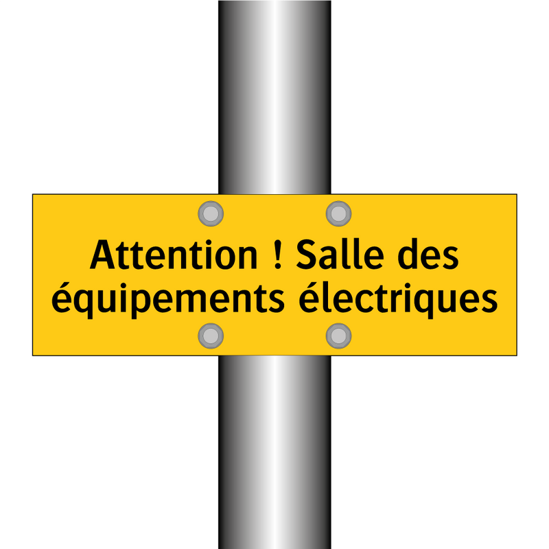 Attention ! Salle des équipements électriques