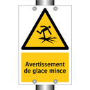 Avertissement de glace mince
