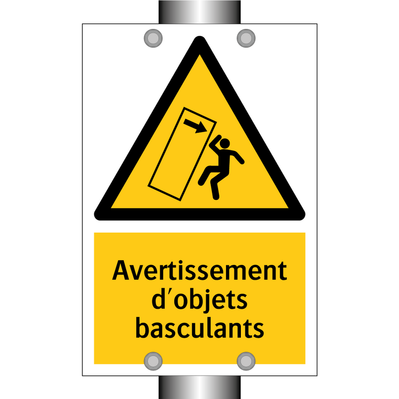 Avertissement d'objets basculants