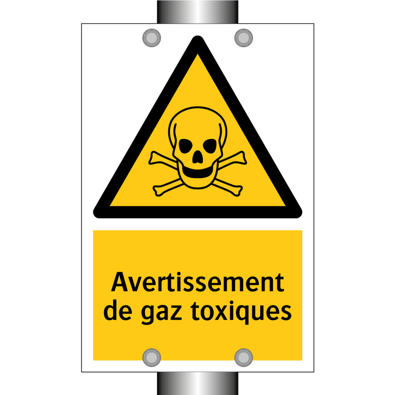 Avertissement de gaz toxiques