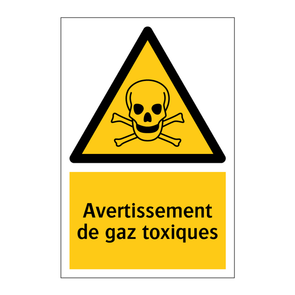 Avertissement de gaz toxiques