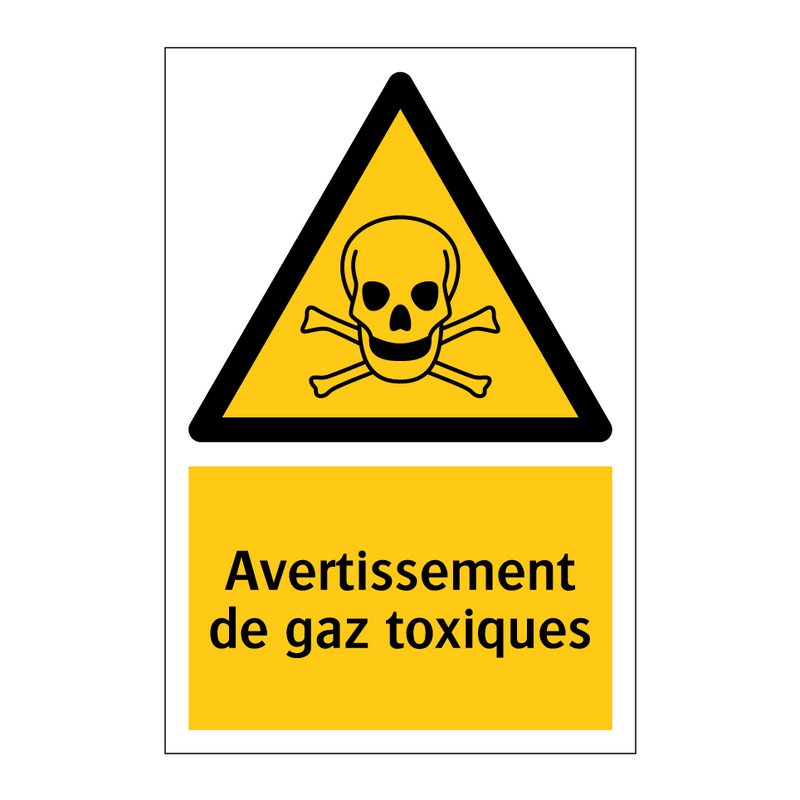 Avertissement de gaz toxiques