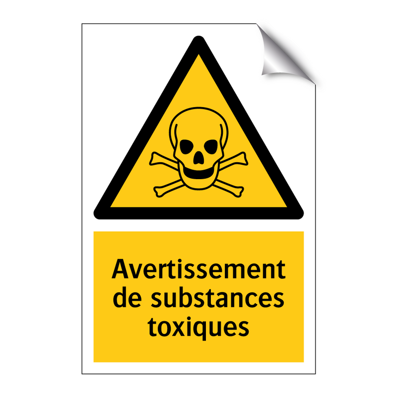 Avertissement de substances toxiques