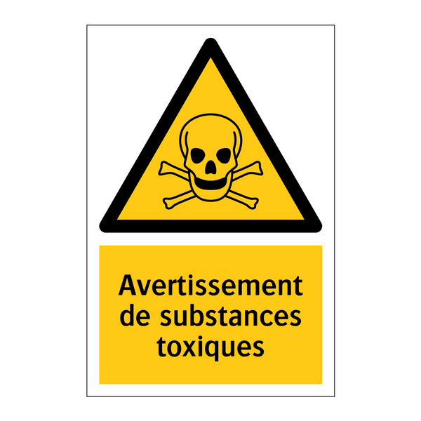 Avertissement de substances toxiques
