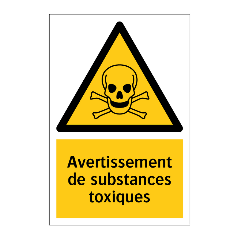 Avertissement de substances toxiques