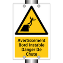 Avertissement Bord Instable Danger De Chute