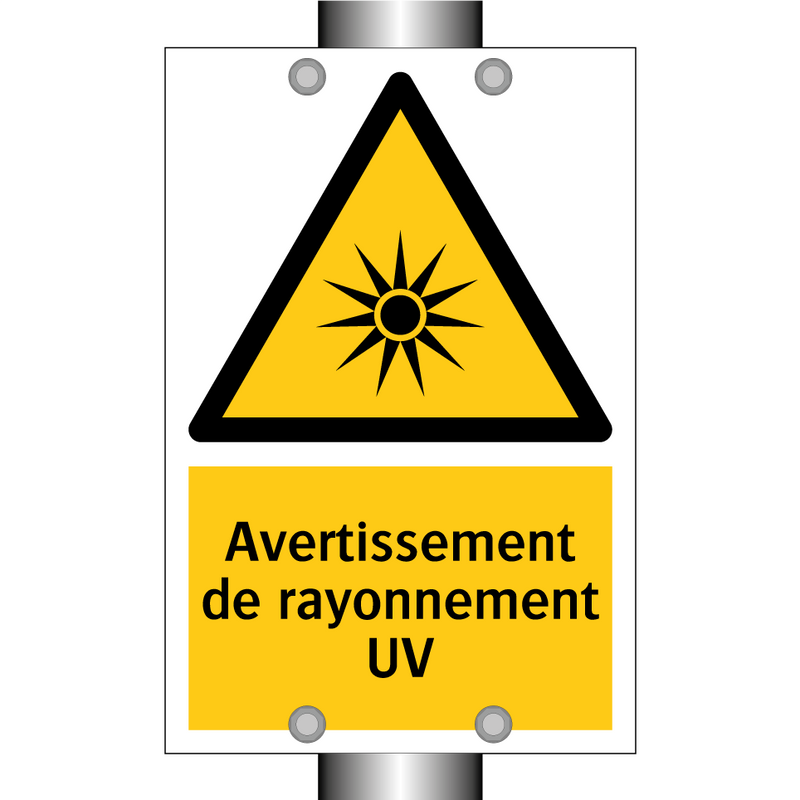 Avertissement de rayonnement UV