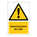 Avertissement de vide