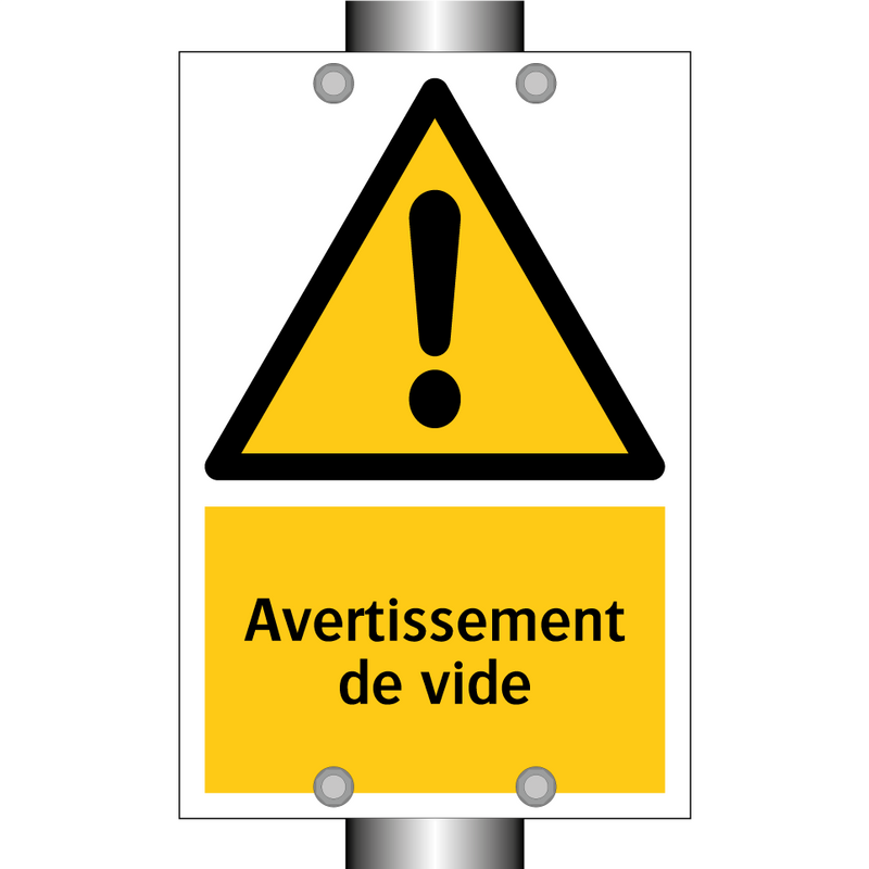 Avertissement de vide