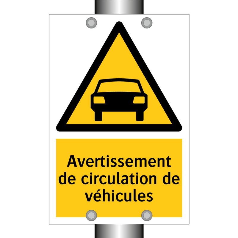 Avertissement de circulation de véhicules