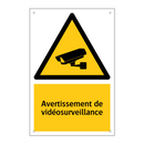 Avertissement de vidéosurveillance