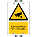 Avertissement de vidéosurveillance