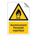 Avertissement Peroxyde organique