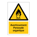 Avertissement Peroxyde organique