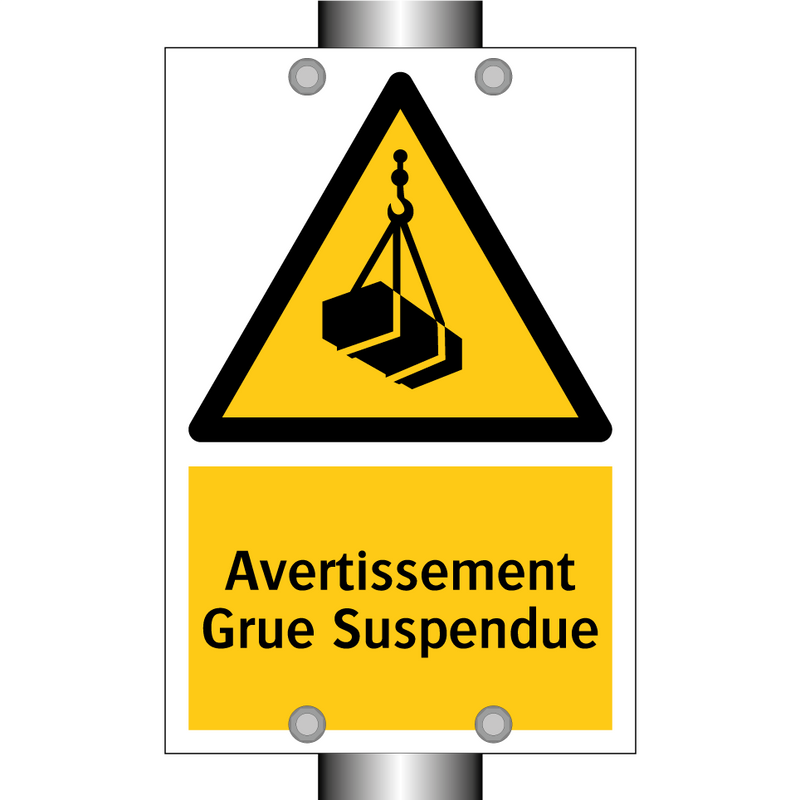 Avertissement Grue Suspendue