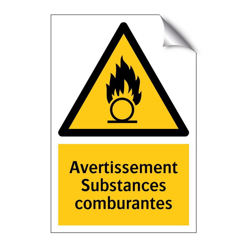 Avertissement Substances comburantes