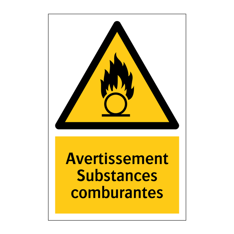 Avertissement Substances comburantes